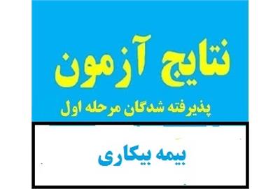 اعلام اسامی مدیران کاریابی قبول شده در آزمون بیمه بیکاری